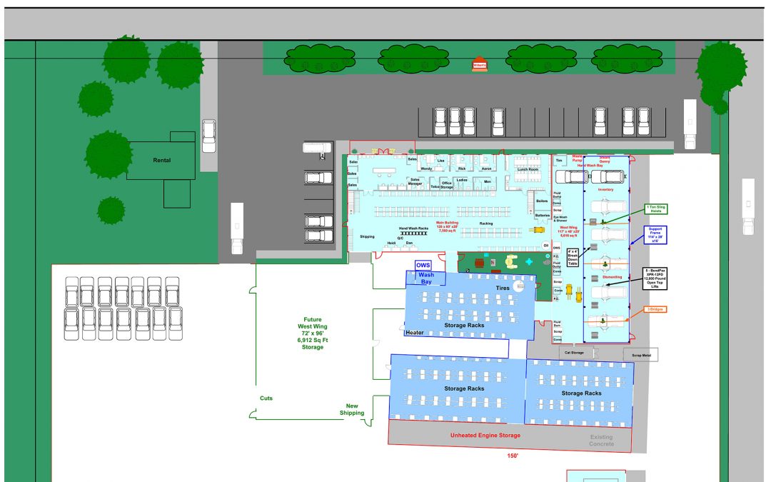 Wilbert’s Lakeside Construction: Gas Punch Building and Core Storage