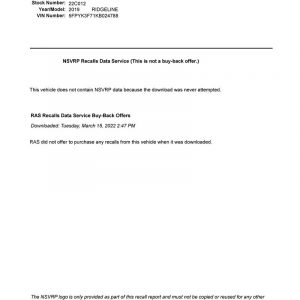 2019 HONDA RIDGELINE ENGINE ASSEMBLY - 10932203